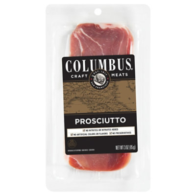 Columbus Prosciutto Vac Pack - 3 Oz