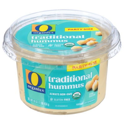 O Organic Traditional Hummus Party Size - 16 oz. - Image 3