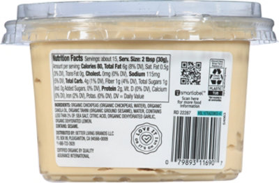 O Organic Traditional Hummus Party Size - 16 oz. - Image 6