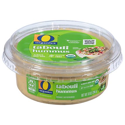 O Organics Organic Hummus Tabouli With Parsley & Mint - 10 Oz