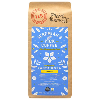 Jeremiahs Pick Organic Whole Bean Harvest Coffee - 16 Oz - Image 2