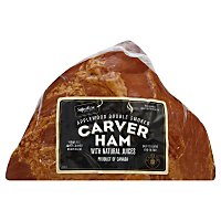 Signature SELECT Ham Carver Applewood Double Smoked Half - 2 Lb - Image 1