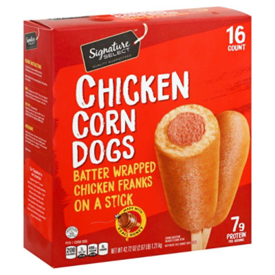 Signature SELECT Corn Dogs Chicken 42.72 Oz safeway