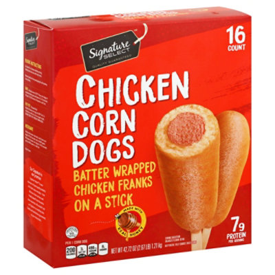 signature select chicken corn dogs safeway oz
