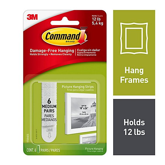 Command Picture Hanging Strips - 6 Count