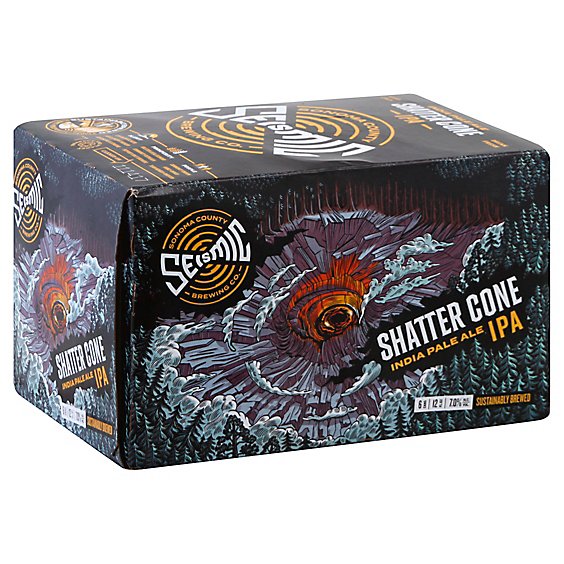 Seismic Brewing Shatter Cone Ipa In Cans - 6-12 Fl. Oz.
