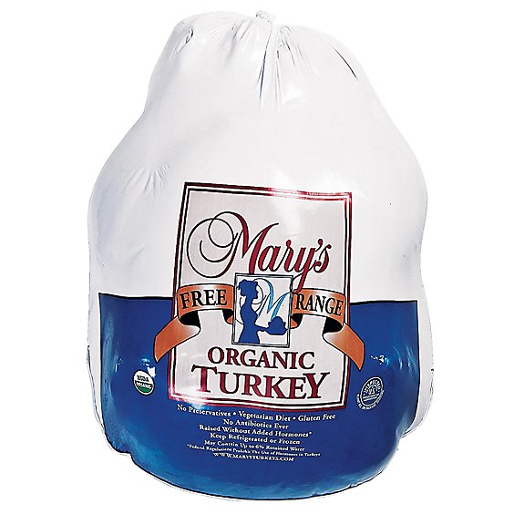 Mary's Free Range Organic Whole Turkey Fresh - Weight Between 12-16 Lb