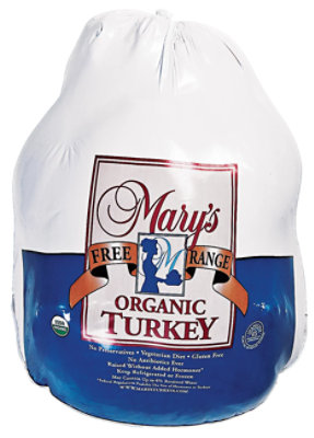 Mary's Free Range Organic Whole Turkey Fresh - Weight Between 12-16 Lb