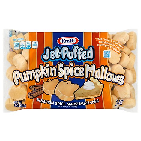 Kraft Jet Puffed Marshmallows Pumpkin Spice Bag - 8 Oz
