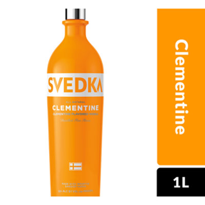 SVEDKA Clementine Orange Flavored Vodka 70 Proof - 1 Liter - Image 1