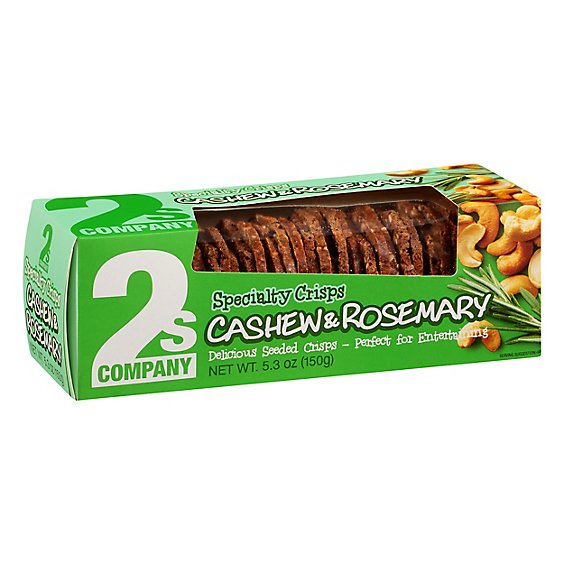 2s Company Crisp Cashew & Rosemary - 5.3 Oz