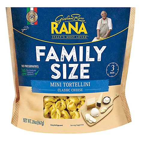 Giovanni Rana Tortellini Mini Classic Cheese Family Size - 20 Oz