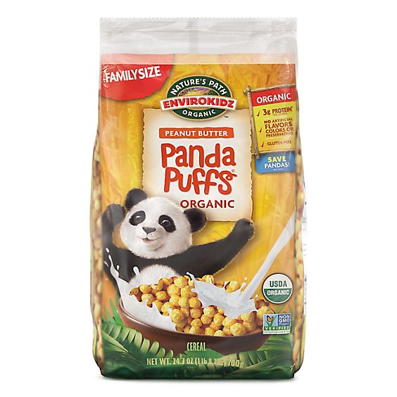 Nature's Path Envirokidz Panda Puffs Breakfast Cereal - 24.7 Oz