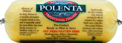 San Gennaro Polenta Traditional Italian Roll - 18 Oz - Image 2