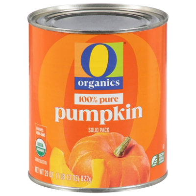 O Organics Organic Canned Pumpkin Pure 100 Percent - 29 Oz