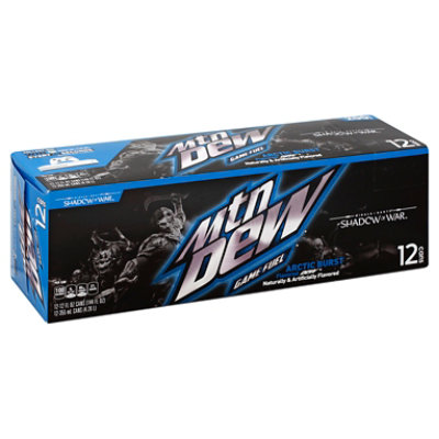 Mtn Dew Soda Game Fuel Arctic Burst - 12-12 Fl. Oz. - Image 1