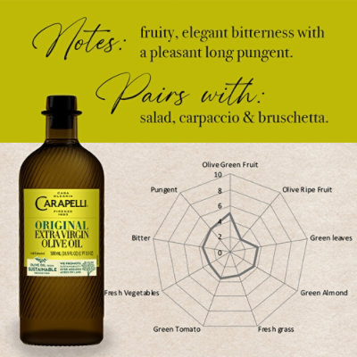 Carapelli Oro Verde Extra Virgin Olive Oil - 17 Fl. Oz. - Image 5