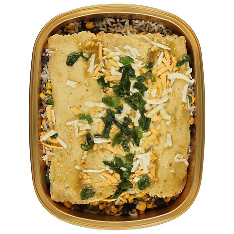 ReadyMeal Chicken Enchilada with Green Chile Sauce and Mexican Style Rice - 30 Oz