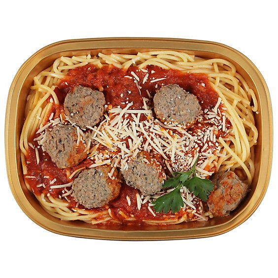 ReadyMeal Italian Style Spaghetti & Meatballs - 16 Oz.