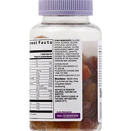 Signature Care Gummy Multivitamin Prenatal With DHA & Folic Acid Dietary Supplement - 90 Count - Image 5