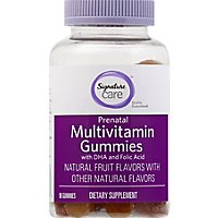 Signature Care Gummy Multivitamin Prenatal With DHA & Folic Acid Dietary Supplement - 90 Count - Image 2
