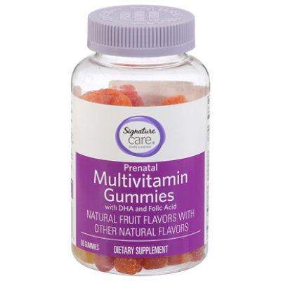 Signature Select/Care Gummy Multivitamin Prenatal With DHA & Folic Acid Dietary Supplement - 90 Count - Image 1