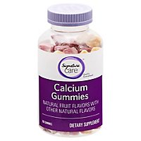 Signature Care Gummy Calcium Dietary Supplement - 100 Count - Image 3