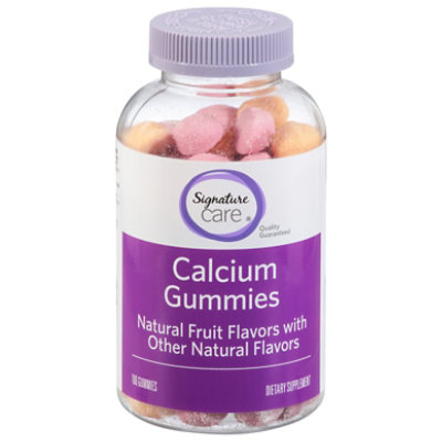 Signature Select/Care Gummy Calcium Dietary Supplement - 100 Count - Image 4