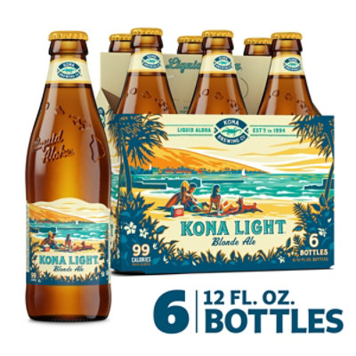 Kona Light Blonde Ale Bottles - 6-12 Fl. Oz. - Image 2