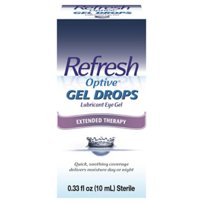 Refresh Optive Lubricant Eye Gel Drops - 0.33 Fl. Oz. - Image 2