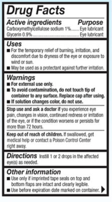 Refresh Optive Lubricant Eye Gel Drops - 0.33 Fl. Oz