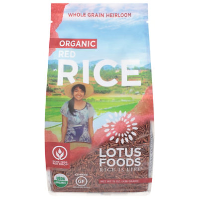 Lotus Foods Rice Heirloom Red Bhutan Bag - 15 Oz