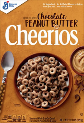 Cheerios Cereal Chocolate Peanut Butter Box - 11.3 Oz - Image 2