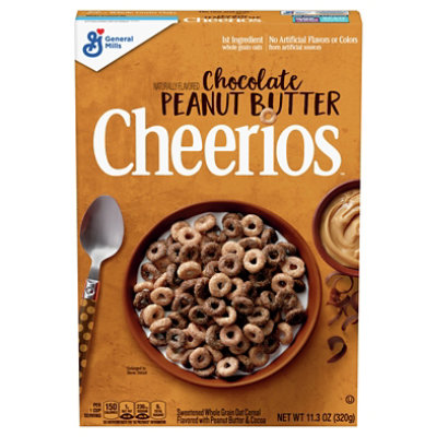 Cheerios Cereal Chocolate Peanut Butter Box - 11.3 Oz