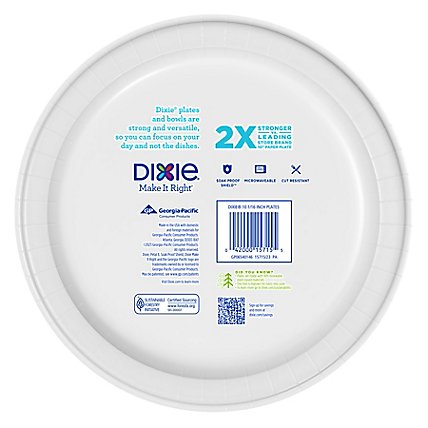 Dixie Everyday Paper Plates Printed 10 1/16 Inch - 54 Count - Image 4