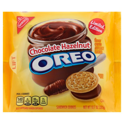 OREO Cookies Chocolate Hazelnut - 10.7 Oz - Jewel-Osco