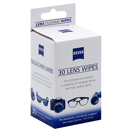 Zeiss Lens Clnng Wipe - 30 Count