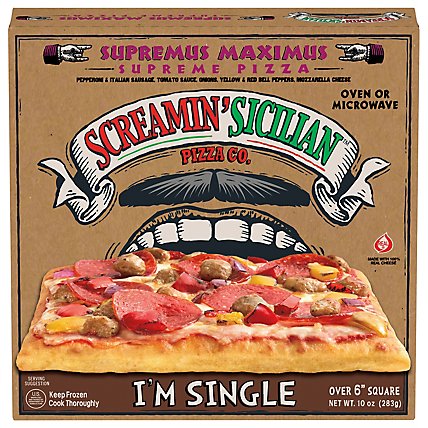Palermos Pizza Single Serve Supreme Frozen - 0.625 Lb - Image 1