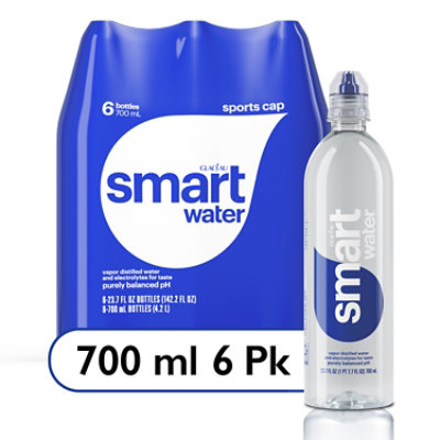 smartwater Water Vapor Distilled - 6-23.7 Fl. Oz. - Image 1