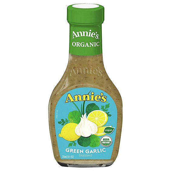 Annies Naturals Dressing Organic Green Garlic - 8 Fl. Oz.