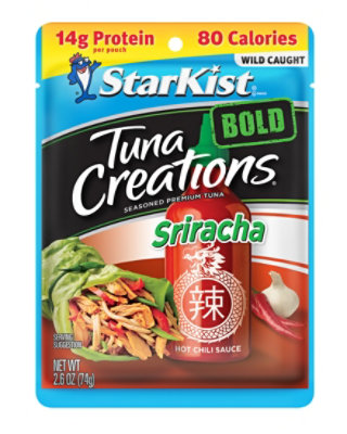 StarKist Tuna Creations Bold Tuna Chunk Light Sriracha - 2.6 Oz - Image 1
