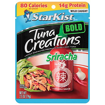 StarKist Tuna Creations Bold Tuna Chunk Light Sriracha - 2.6 Oz - Image 1