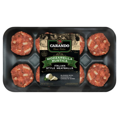 Carando Mozzarella Rustica Italian Style Meatballs - 16 Oz - Image 2