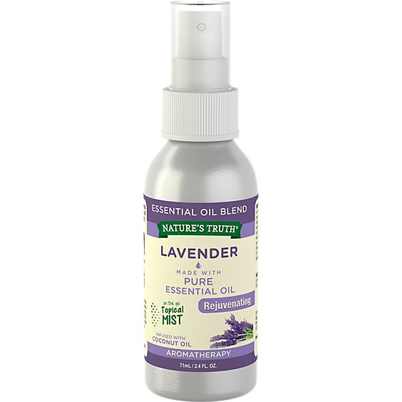 Nature's Truth Lavender Essential Oil Mist Spray - 2.4 Fl. Oz.