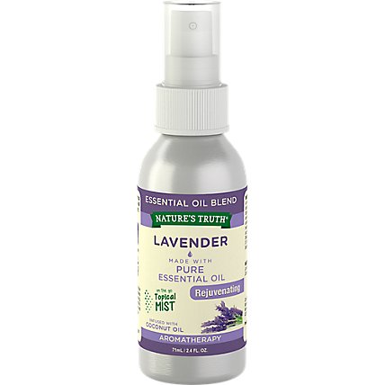 Nature's Truth Lavender Essential Oil Mist Spray - 2.4 Fl. Oz. - Image 1