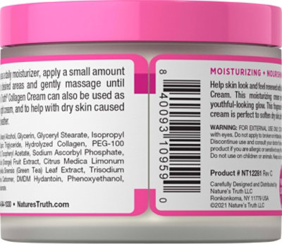 Nature's Truth Collagen Cream - 4 Oz - Image 5