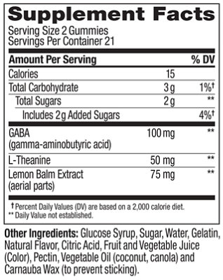 OLLY Goodbye Stress Gummies Berry Verbena - 42 Count - Image 3