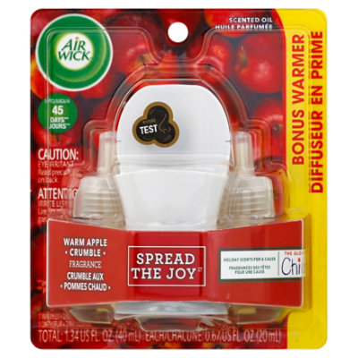 Air Wick Warm Apple Crumble Air Freshener Starter Kit - Each