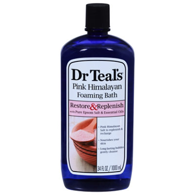 Dr Teals Pnk Hmlyn Foam Bath - 34 Fl. Oz. - Image 3
