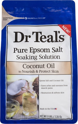 Dr Teals Cocnt Oil Soak Salt - 3 Lb - Image 2